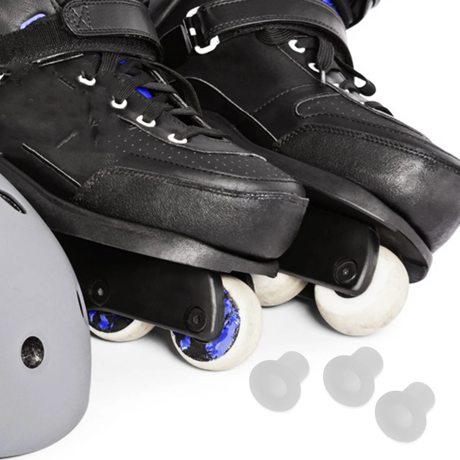 

40pcs Roller Skate Accessories Plastic Side Plugs Bearing Spacers Shaft Gaskets Inline Axle Replacement Parts Universal Fit