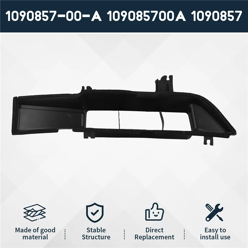 

Car Ventilation Intake Pipe 1090857-00-A Upper Duct Ducting For Tesla Model 3 2017-2023 1090857