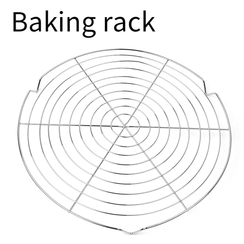 

ABGE-BBQ Grill Round Grill Outdoor Picnic Tools Cake Cooling Rack