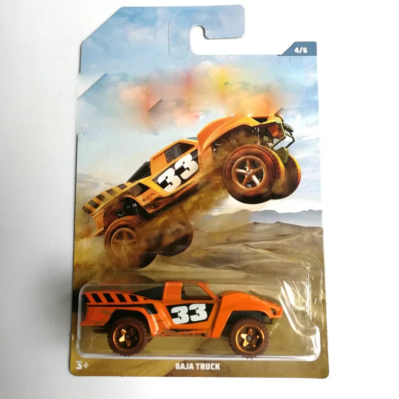 Original Mattel Hot Wheels 1/64 Let\'s Race Baja Truck Vehicle Model Toys for Boys Collection Birthday Gift