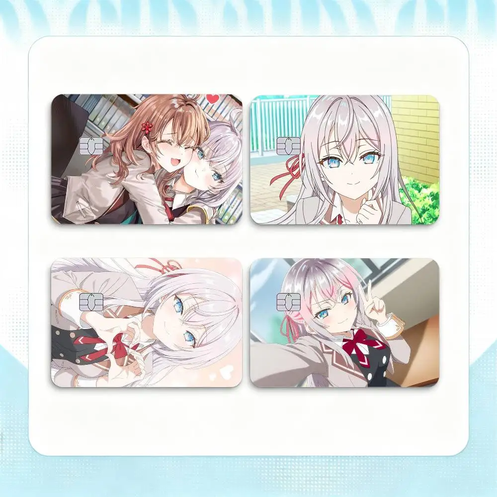 Alya Sometimes Hides Her Feelings in Russian  Credit Card HD Stickers Small Chip Waterproof Sticker Game Card Decal Gift