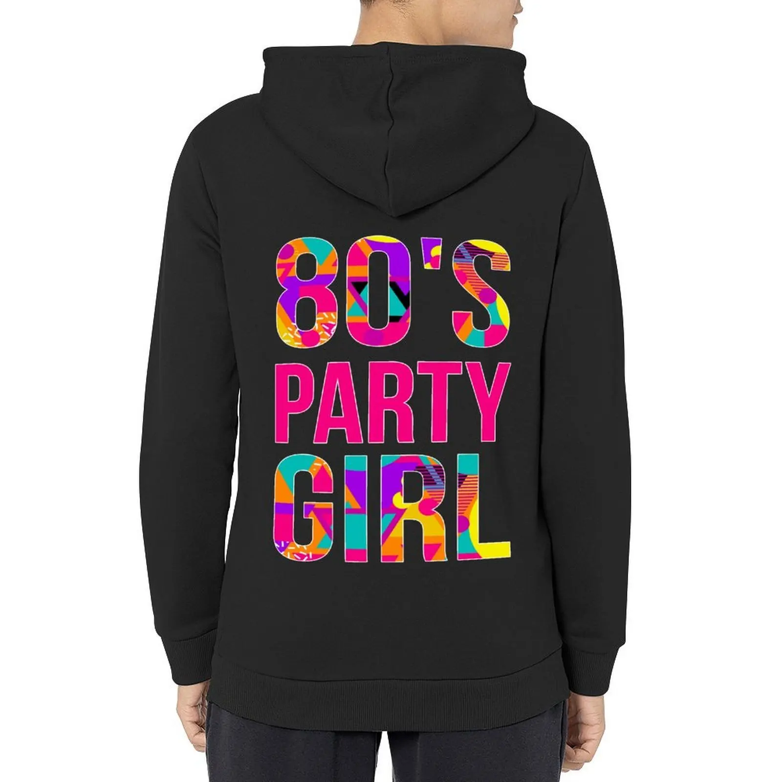 

80's party girl Hoodie men clothes blouse men's sweat-shirt set korean style clothes men's hoodie sweatshirt