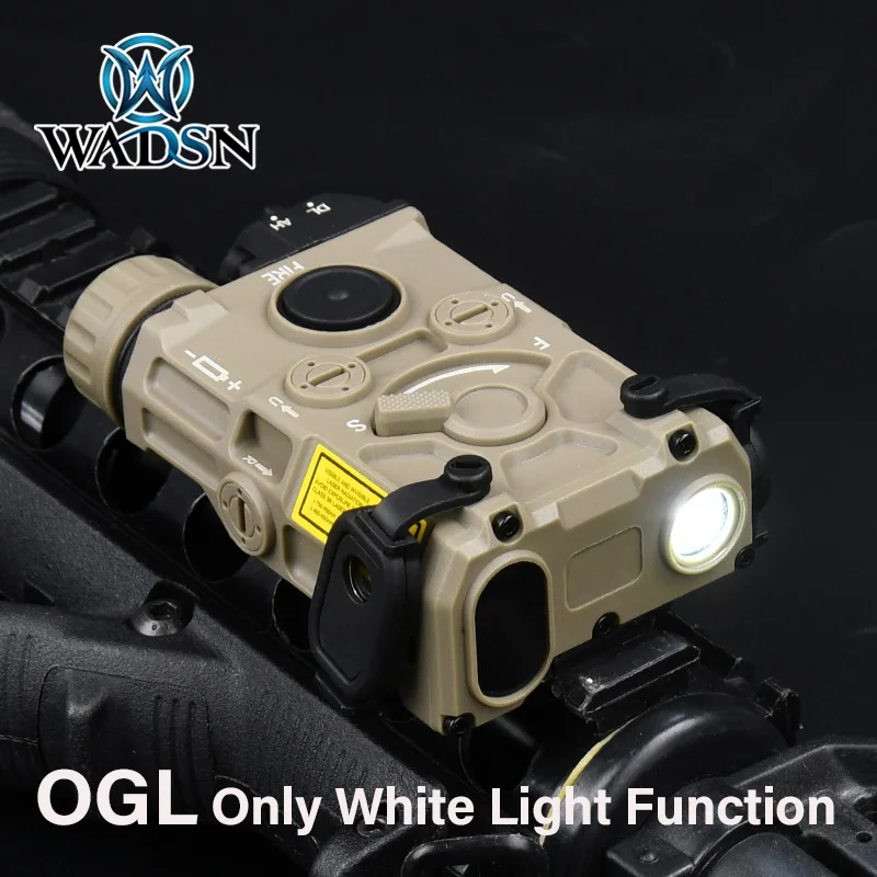 WADSN Nylon EOTEC OGL NO Laser Function Battery Box Airsoft Weapon LED White Light Hunting AR15 Rifle Accessories Fit 20mm Rail