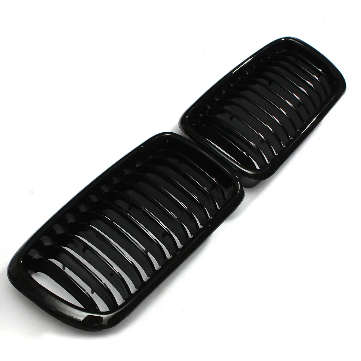 Parachoques delantero brillante, rejilla deportiva E38 para BMW E38 740i 740iL 750iL de 4 puertas 1999-2001, parrilla frontal de repuesto para capó