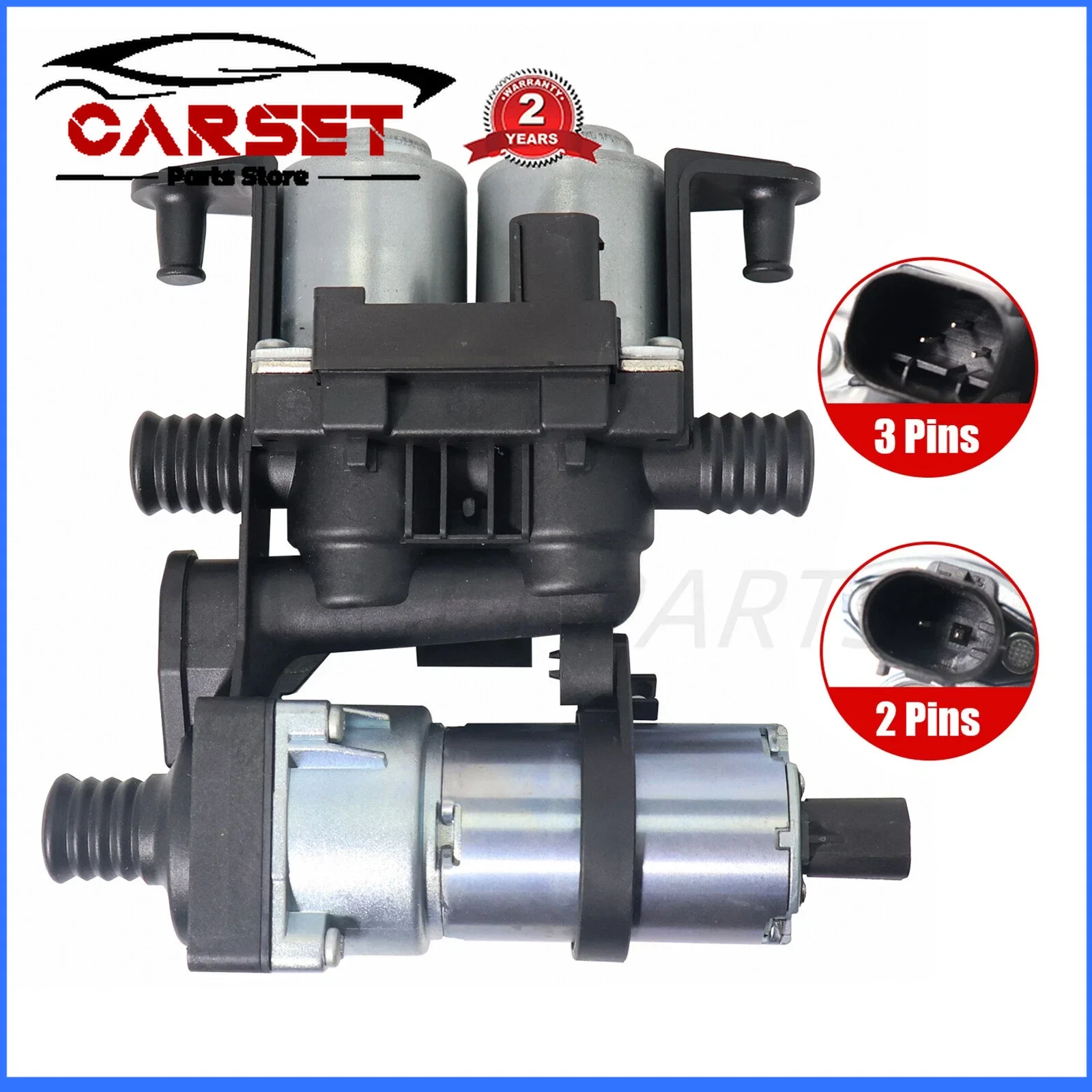 

64118374994 Car Water Valve With Auxiliary Water Pump For BMW E38 7 Series E39 5 Series E53,E34 1995-2003