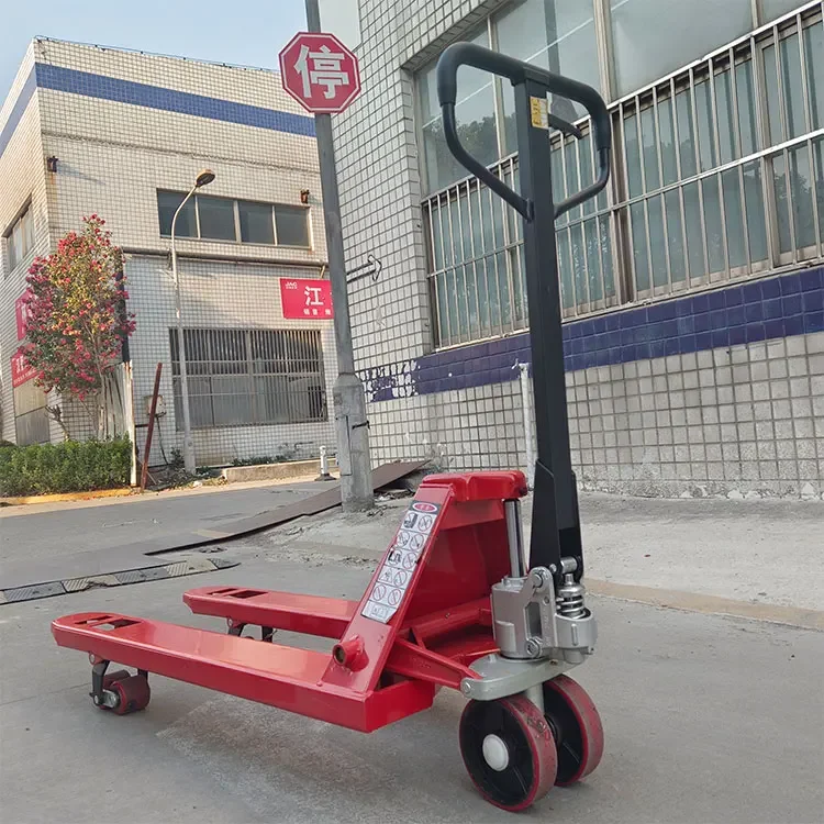 Pallet manuale con ruota in nylon PU Pallet Truck manuale da 3 tonnellate