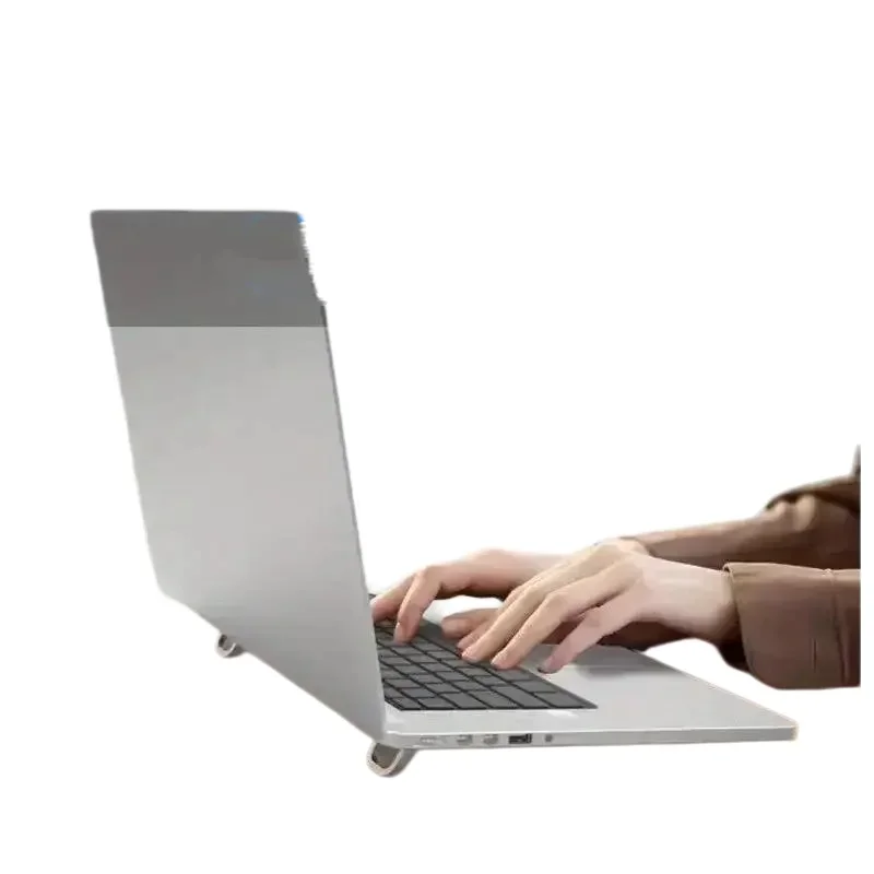 2pcs/Set Laptop Stand for Computer Keyboard Stand Riser Aluminum Mini Portable Laptop Stands for Notebook