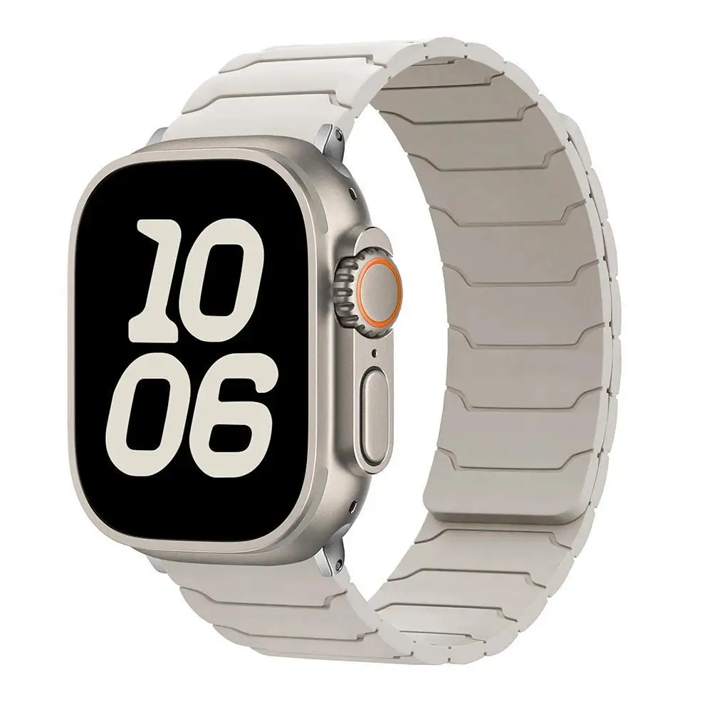 Siliconen magnetische lusbanden voor Apple Watch 46 mm 44 mm 40 mm 49 mm 45 mm 42 mm 41 mm band iWatch-serie Ultra 3 11 10 9 8 7 6 5 SE 3