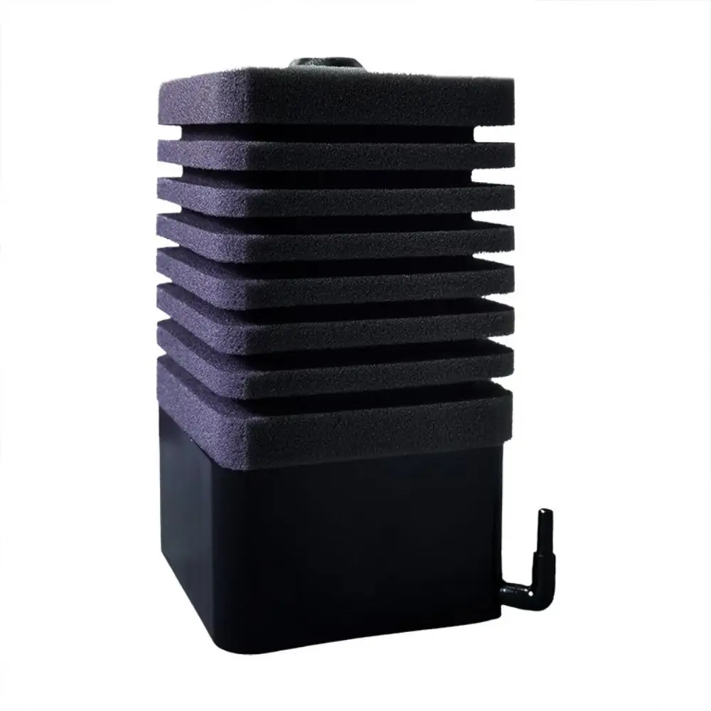 3 in1 Bio Sponge Filter Mute Increasing Oxygen Shrimp Pond Air Pump Black Plastic Bio Filtration Noiseless Foam Aquarium