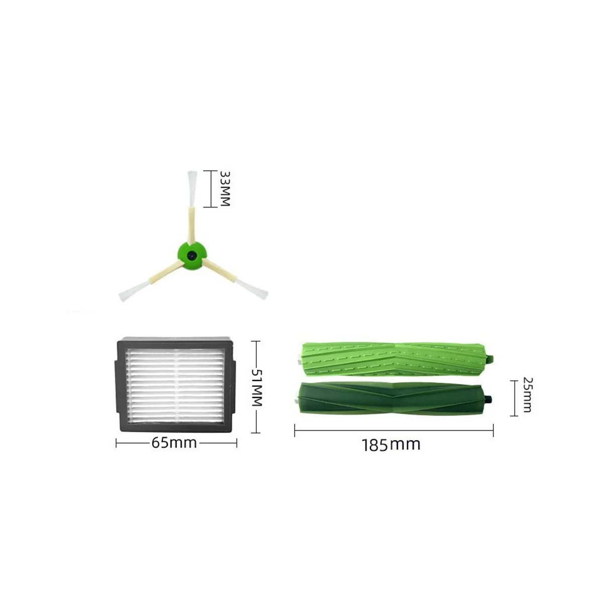 

A13G-Hepa Filter Kit for Roombai7 I7+ E5 E6 I3 Sweeping Robot Replacement Accessories