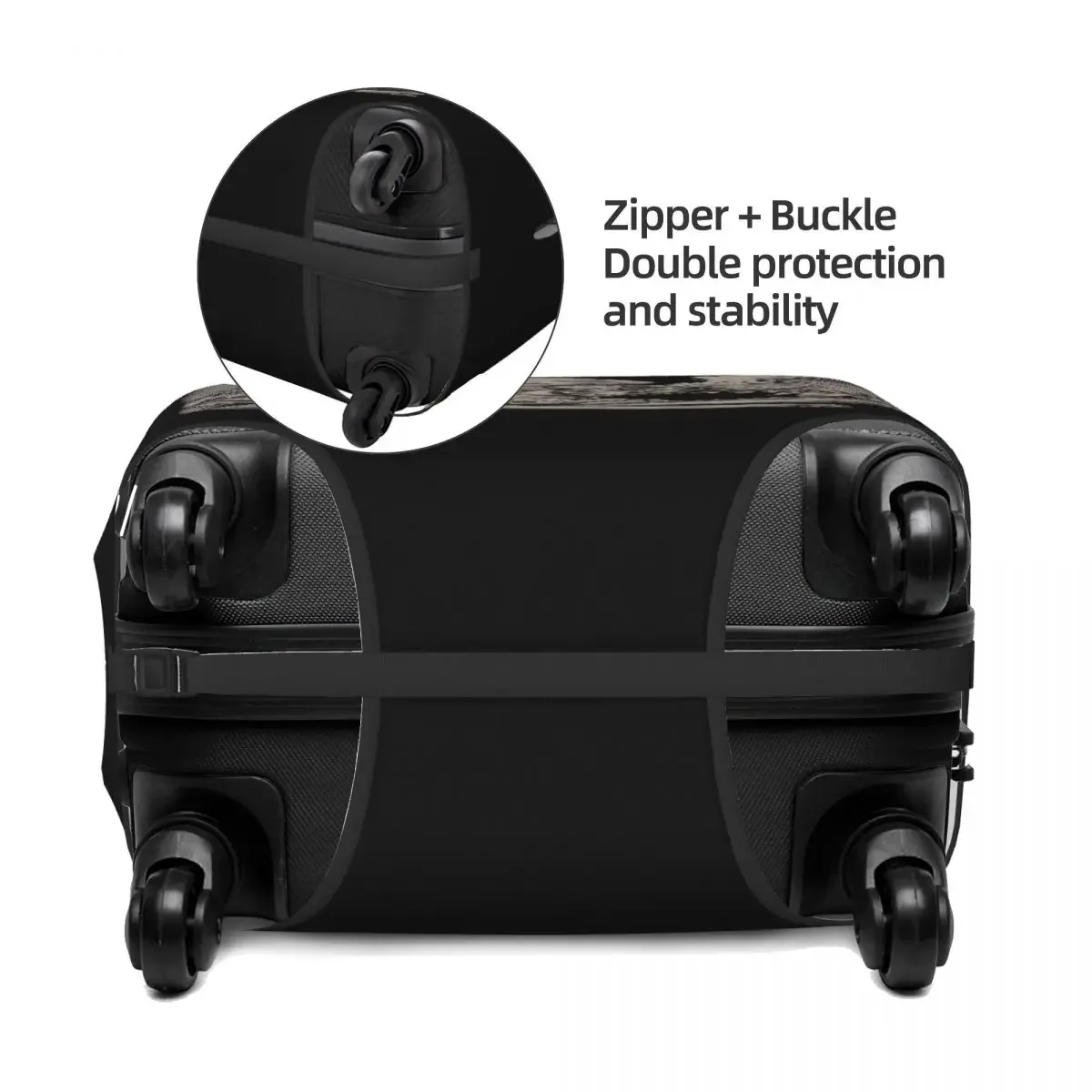 Marilyn  Tattooed Angel Luggage Protective Dust Covers Elastic Waterproof 18-32inch Suitcase Cover Travel Accessories