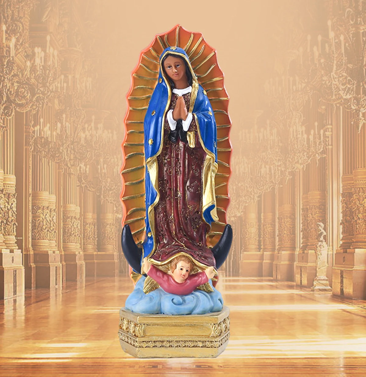 Wholesale Christian Catholic holy Christianism Catholicism Jesus Christ Religious Madonna goddess Virgin Mary Spiritual statue