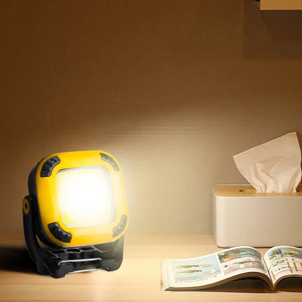 

LED Full Scene Work Light Rechargeable Magnetic Camping Light Waterproof for Car Repairing Emergency Job Site Lighting