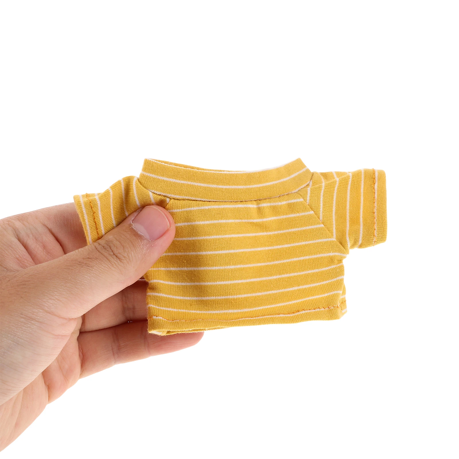 

4Pcs Bear Clothes: T-Shirt Costume for 20cm Stuffed Animals Colorful Reusable Outfits for Decor and Creative Play