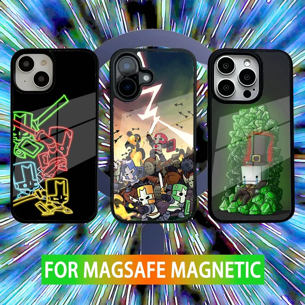 

C-Castle C-Crashers Phone Case For iPhone 16,15,14,13,12,11,Pro,Max,Plus,Mini,SE New Magsafe Magnetic Wireless Charging