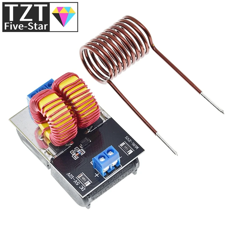 DC 5-12V Mini ZVS Low Voltage Induction Heating Power Supply Module Induction Heating board for induction Heating with Coil