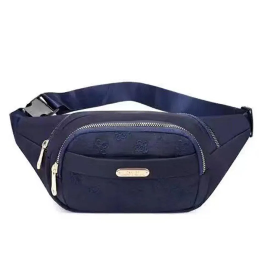 

Casual Oxford Cloth Waist Bag 6 Colors Purse Waist Packs Multi-compartment Multifunctional Mobile Phone Bag Unisex
