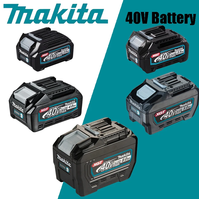 Makita 40V MAX XGT Lithium Ion Battery 2.0AH 2.5AH 4.0AH 5.0AH 8.0AH Black Style Battery BL4020 BL4025 BL4040 BL4050 BL4080