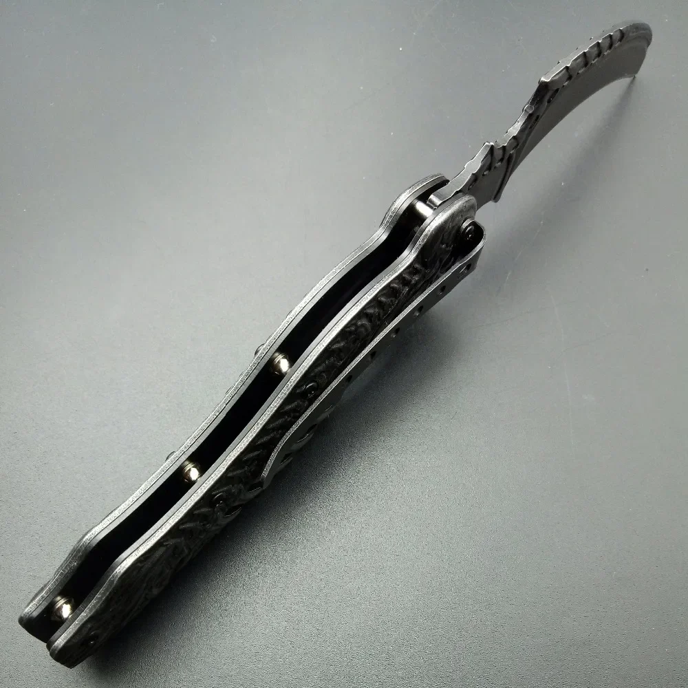 Cuchillo plegable de calavera para nudillos, herramienta para lavar a la piedra, de buena calidad, envío gratis, 7CR13