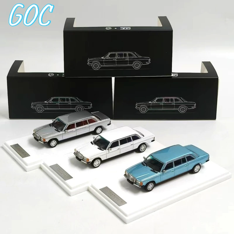 

GOC JiYi 1:64 Alloy V123 Limousine Extended Limousine Miniature Car Model - Collection Item - Adult Statue - Boy's Gift
