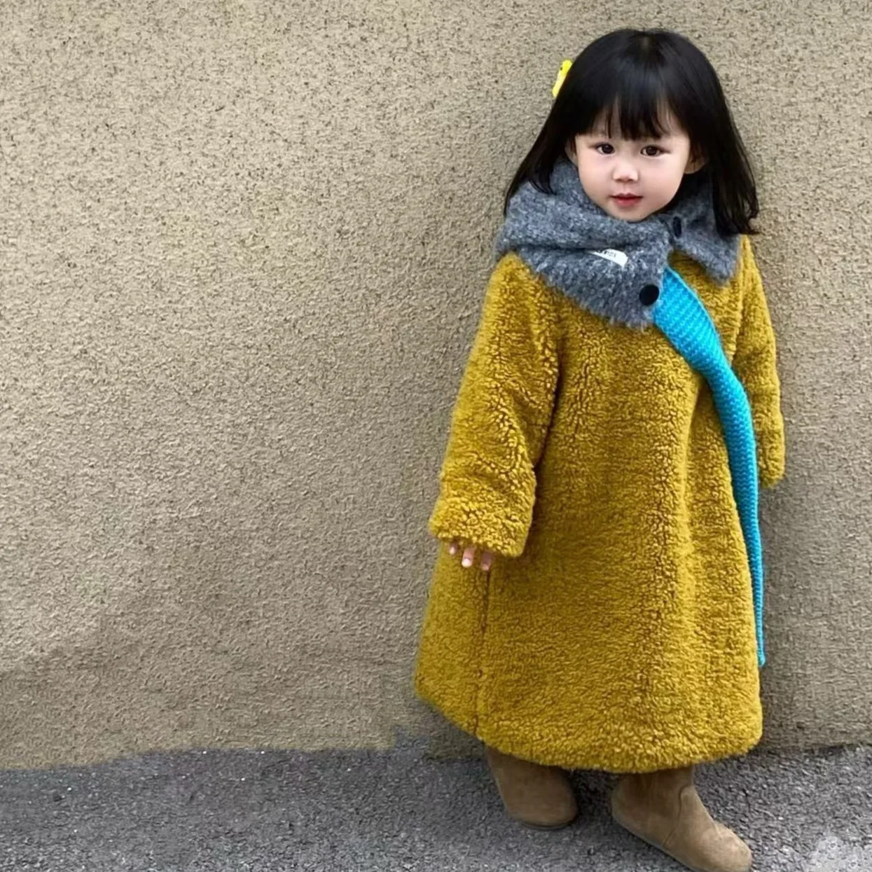 2025 Winter New Kids Clothing Korean Style Kids Clothing Girls Quilted Skirts Girls' Fur Skirts Boutique Clothing Simple Style