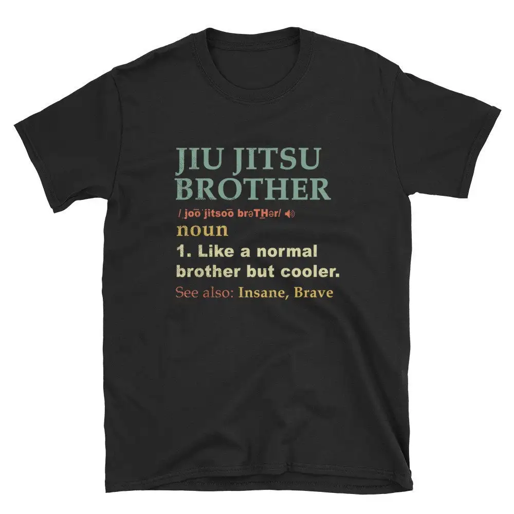 Jiu Jitsu Brother T Shirt BJJ JiuJitsu Grappling Cooler Noun Definition