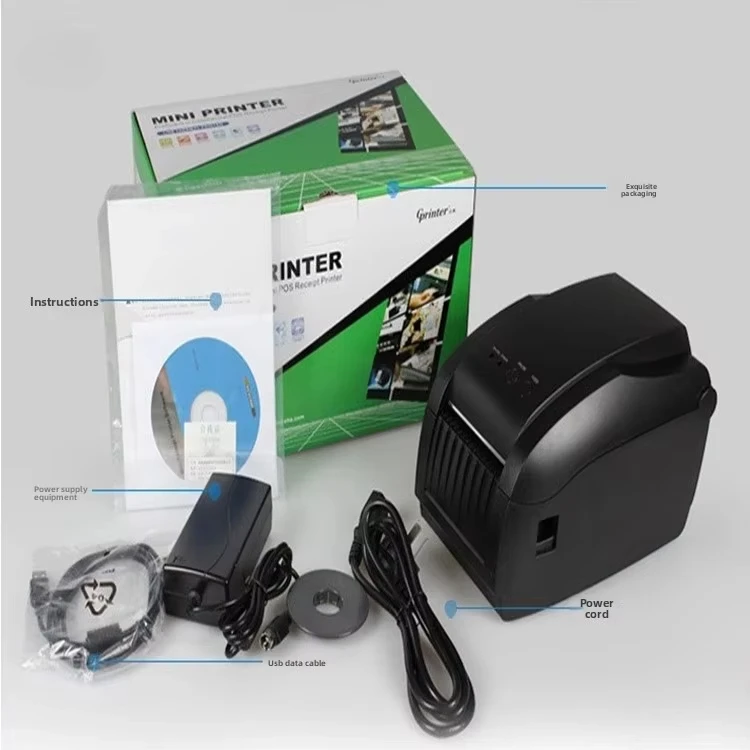 3150TIN Barcode Label Printer Silver Leopard Pattern 203dpi USB/Parallel Interface 25-80mm Paper Size 1-Year Warranty