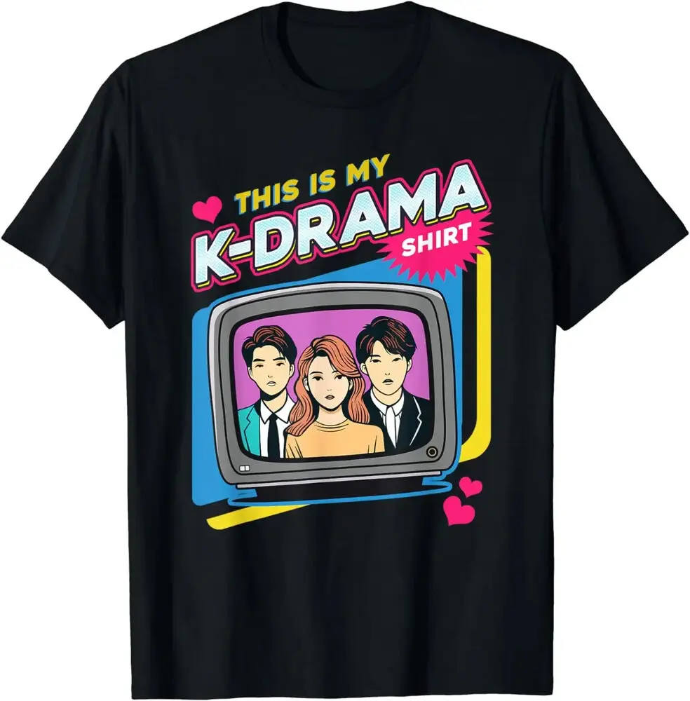 Hot Sale!!! Korean Drama Shirts for Women This Is My K  Watching Tee ShirtsAnime Pattern Y2K Summer Brand