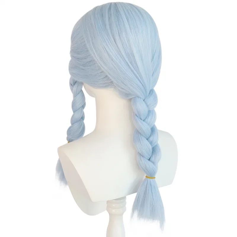 FC6Anime Jujutsu Meimei Cosplay Wig Adult Women Double Braid Heat Resistant Synthetic Hair Halloween Props@FC8！