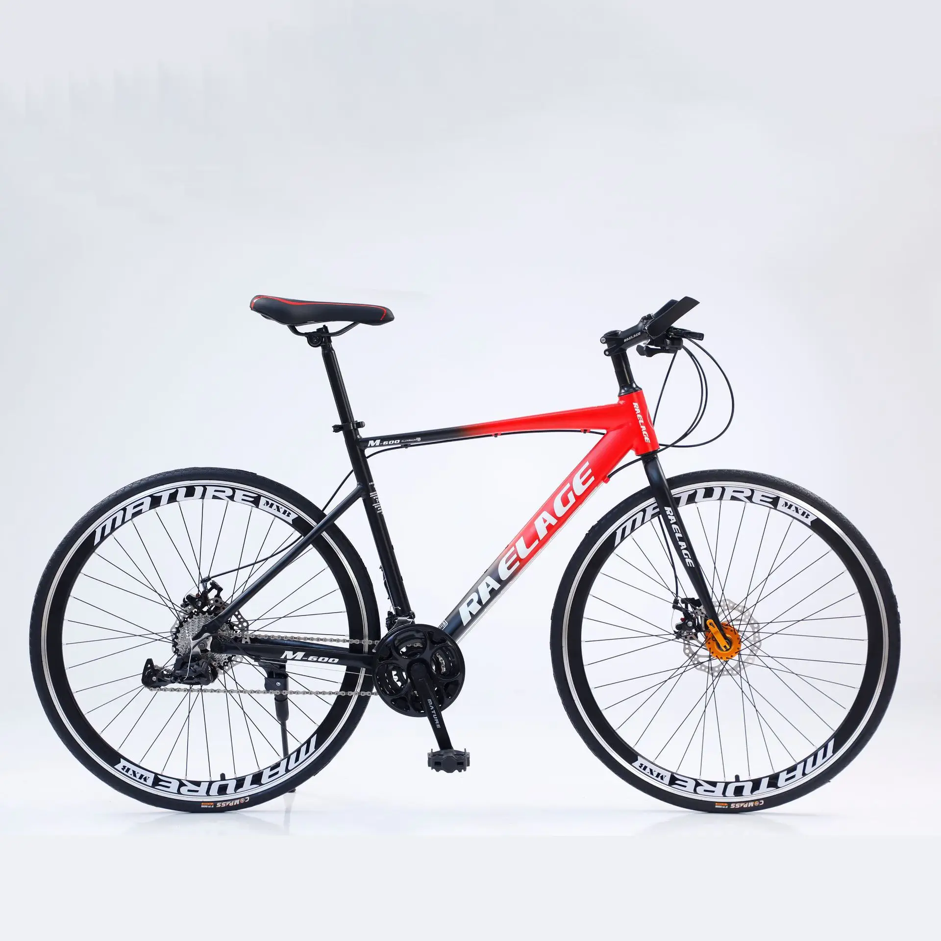 

27/30/33 Speed Bicycle Aluminum Alloy Road Bike Portable Commuting Double Disc Brake Frame Racing Road Bicycle Free Shipping