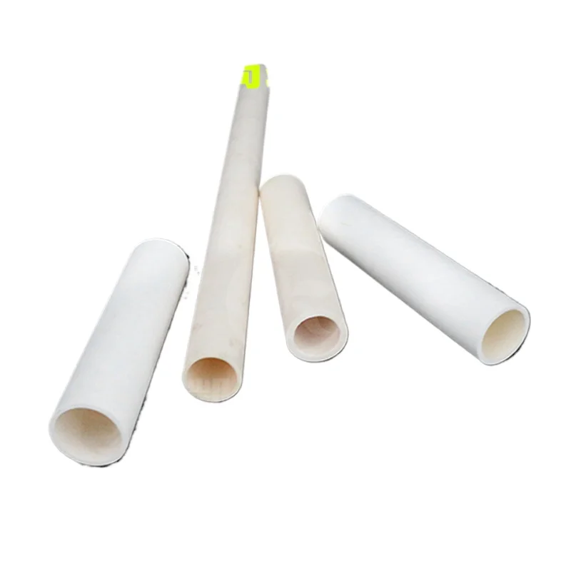 

1pcs 0.6-20mm Alumina ceramic tube Hollow insulating rod Thermocouple protection 100mm Custom