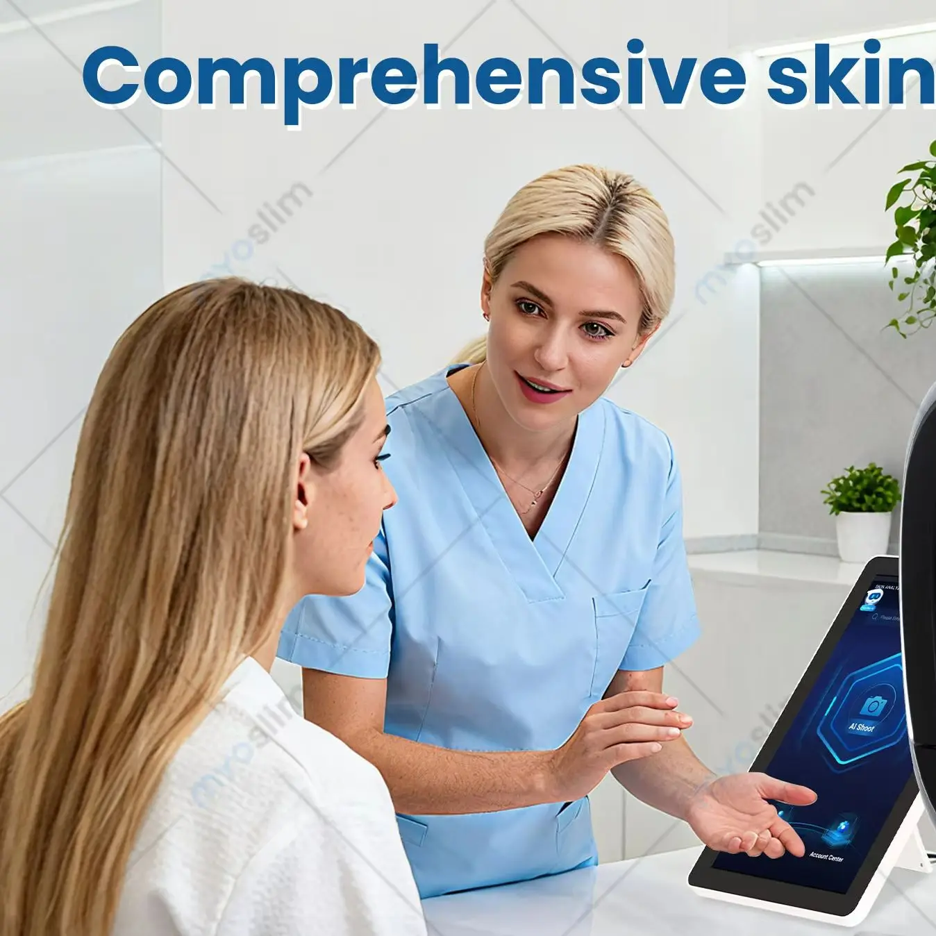 

O1 3D AI-анализатор кожи лица: диагностика проблем кожи, 8-спектральный профессиональный анализ, оборудование для салонов красоты