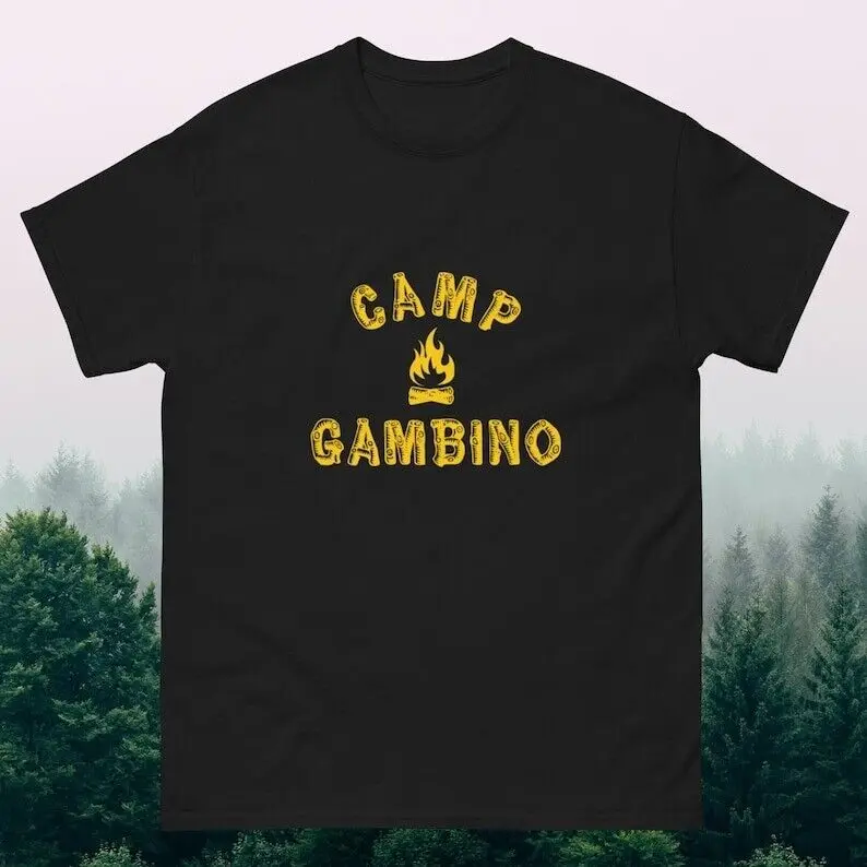 HOTTT Brown/Black Camp Gambino T-Shirt - Childish Gambino Inspired Merch