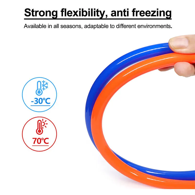 2/5m Transparent PU Hose Pneumatic Tube Pipe 4mm 6mm 8mm 10mm 12mm 14mm 16mm for Compressor Polyurethane Tubin Air Hose view 2