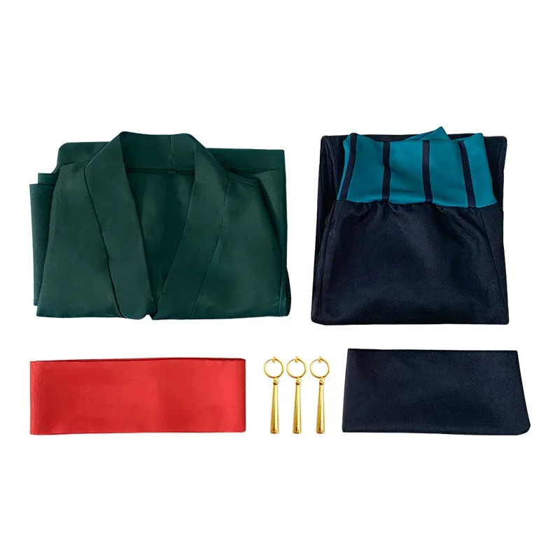 ロロノアゾロワンピース男性用コスプレコスチューム,sn60アニメ,ハロウィンパーティーウェア,衣類スーツ,2年間の男性用バージョン,j1 @