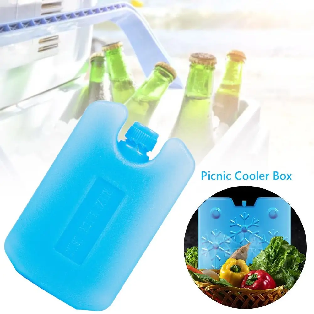 

1/2/3PCS Durable PE Ice Box Refrigeration Keep Fresh Air Conditioning Fan Ice Crystal Box Reusable Picnic Cooler Box