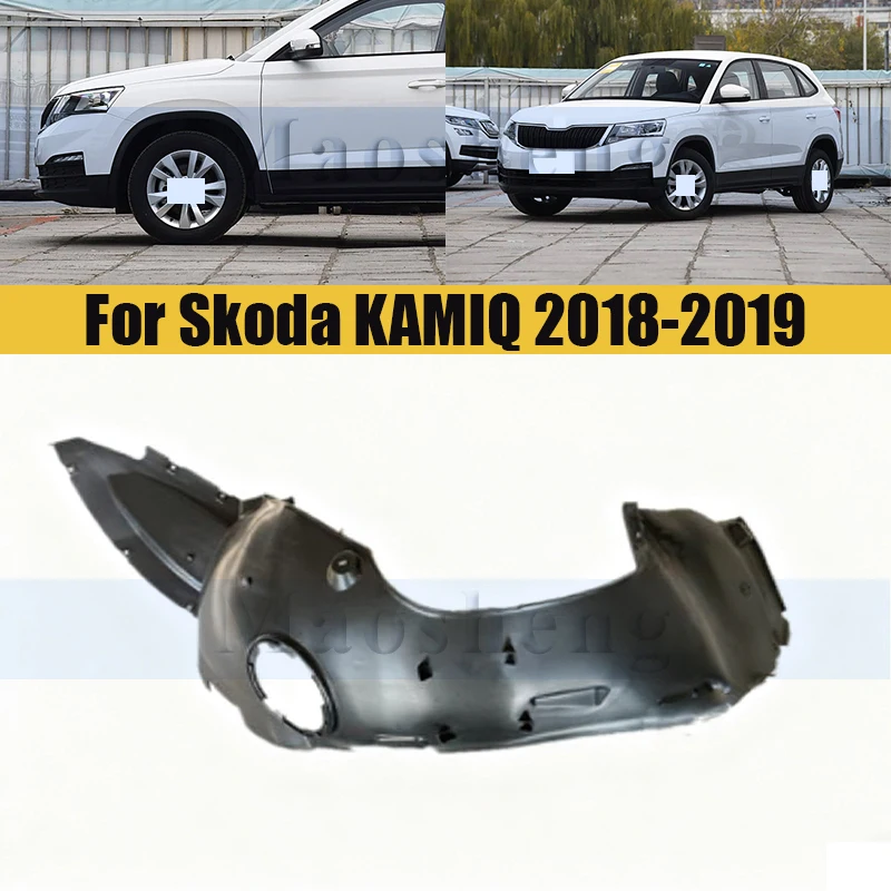 

Car Front Fender Lined Mudguard For Skoda KAMIQ 2018-2019 Mud Flaps Splash Guard Mudguards
