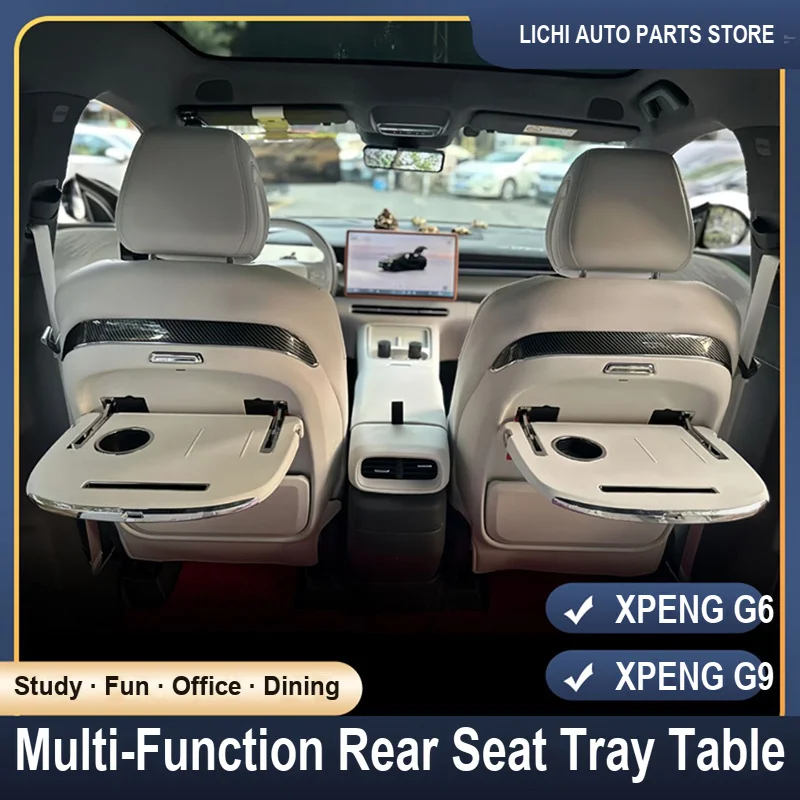 Mounted Multifunctional Small Table Fit for Xpeng G6 2025-2027 Modification Rear Tray Table Special Folding Plate Accessories
