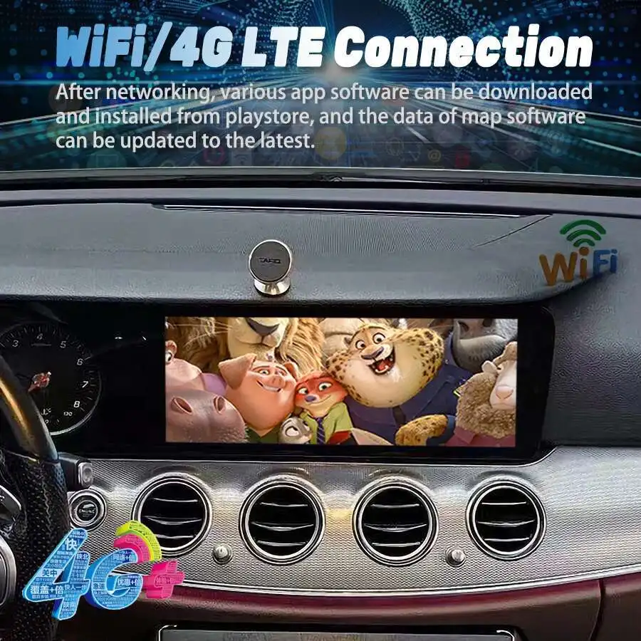 12.3 "Android 13 รถวิทยุสําหรับMercedes Benz E Class W213 2016-2020 Carplay GPSนําทางเครื่องเล่นวิดีโอมัลติมีเดียHead Unit
