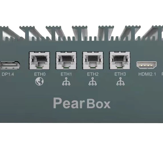 PearBox New aluminium grey x86 router wifi6 gaming mini pc