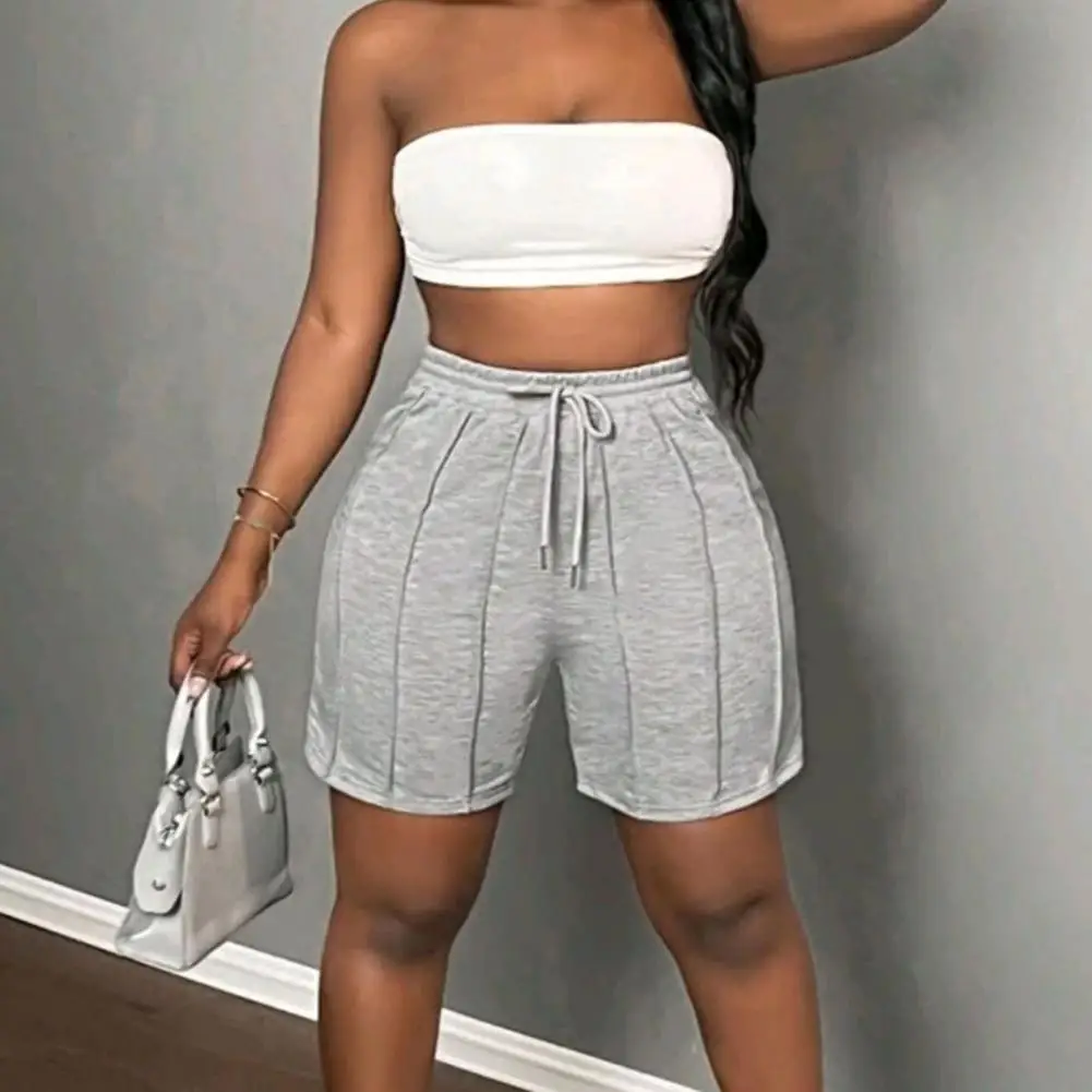 Sports Shorts Casual High Waist Push Up Cycling Shorts Fitness Running Tight Hip Lifting Yoga Shorts Sportswear ﻿