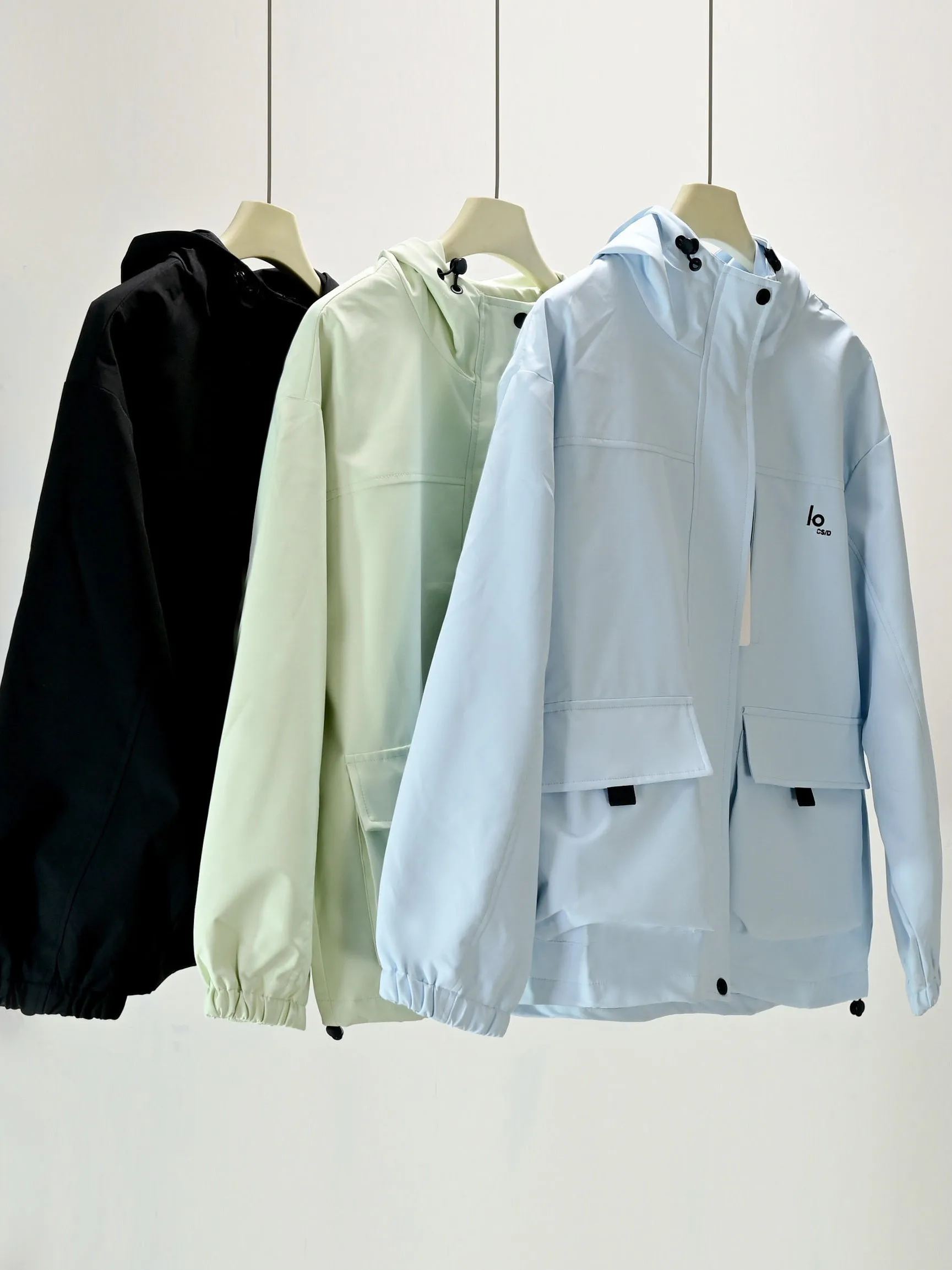 

Women's Hooded Windproof Soft Jacket Loose Fit Spring 2026 Korean Style Casual Workwear Outerwear T63081