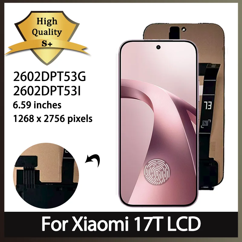 6.59”New For Xiaomi 17T Display Screen For Xiaomi Mi 17T 2602DPT53G, 2602DPT53I LCD Display Touch Digitizer Assembly
