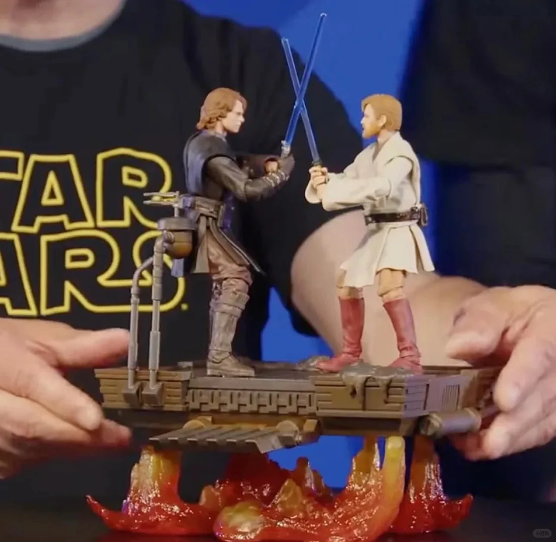 6 "حرب النجوم السلسلة السوداء أنكين سكاي ووكر أوبيوان كينوبي عمل أرقام Sdcc طبعة محدودة جمع نموذج ديكور لعبة هدية