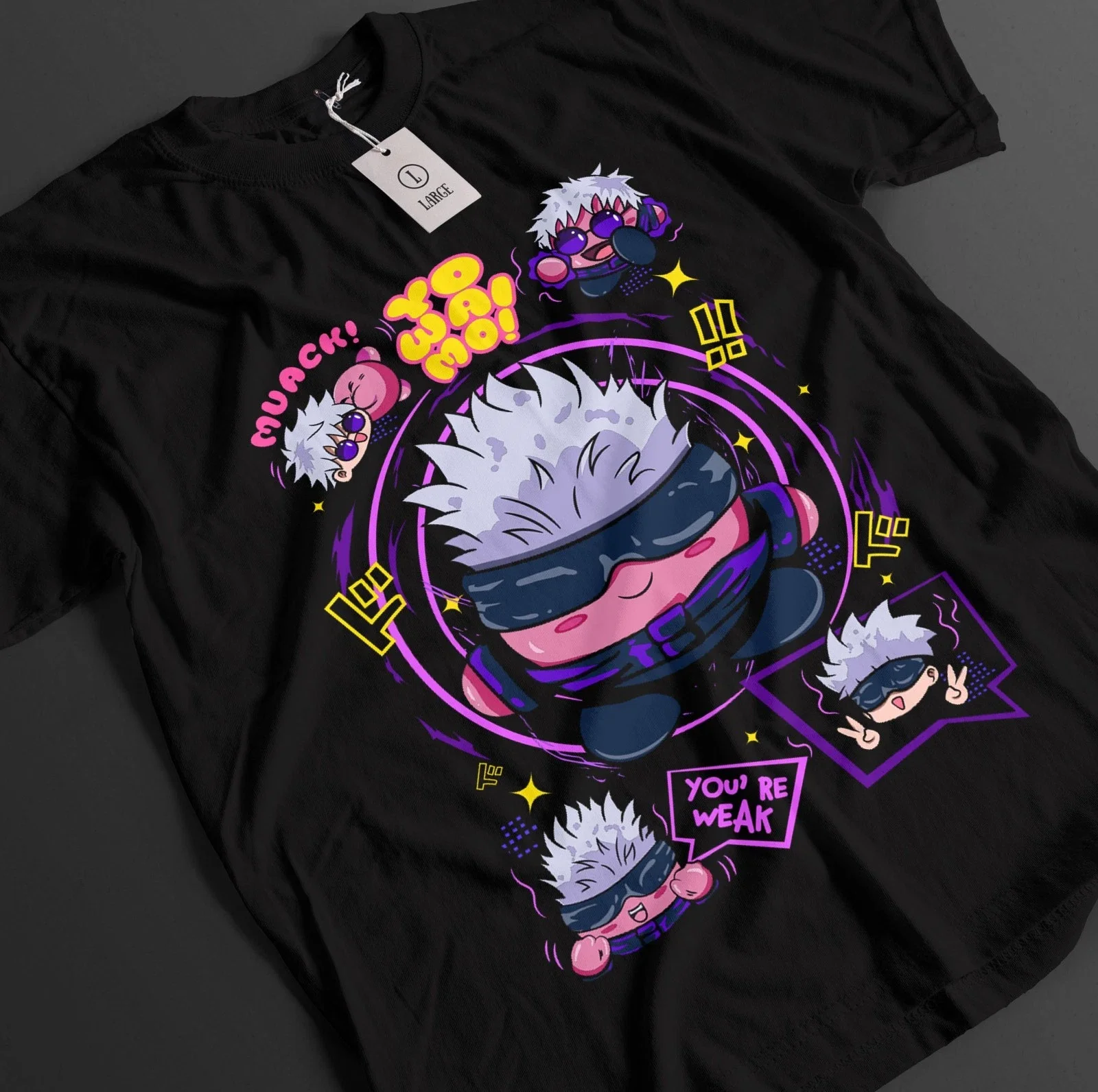 2026 Summer Jujutsu Kaisen Retro Cosplay T-shirt Men's Super Casual Cotton Printed Short-sleeved Unisex Children's Sports Shirt