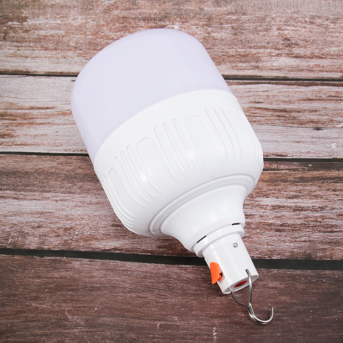

1pc Rechargeable LED Bulb USB Charging Camping Light Portable Lantern Outdoor Lamp Hook White Emergency Lighting Waterproof Tube