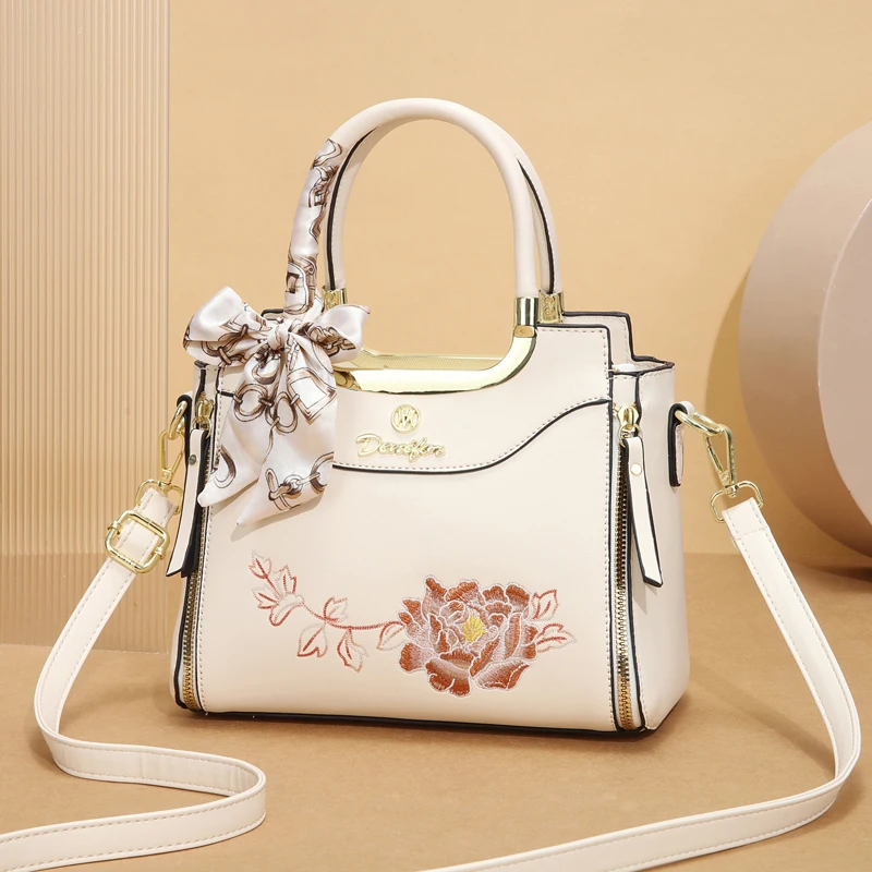 

Модные и уникальные женские сумки с вышивкой, универсальные модные сумки через плечо и стильные сумки через плечо.