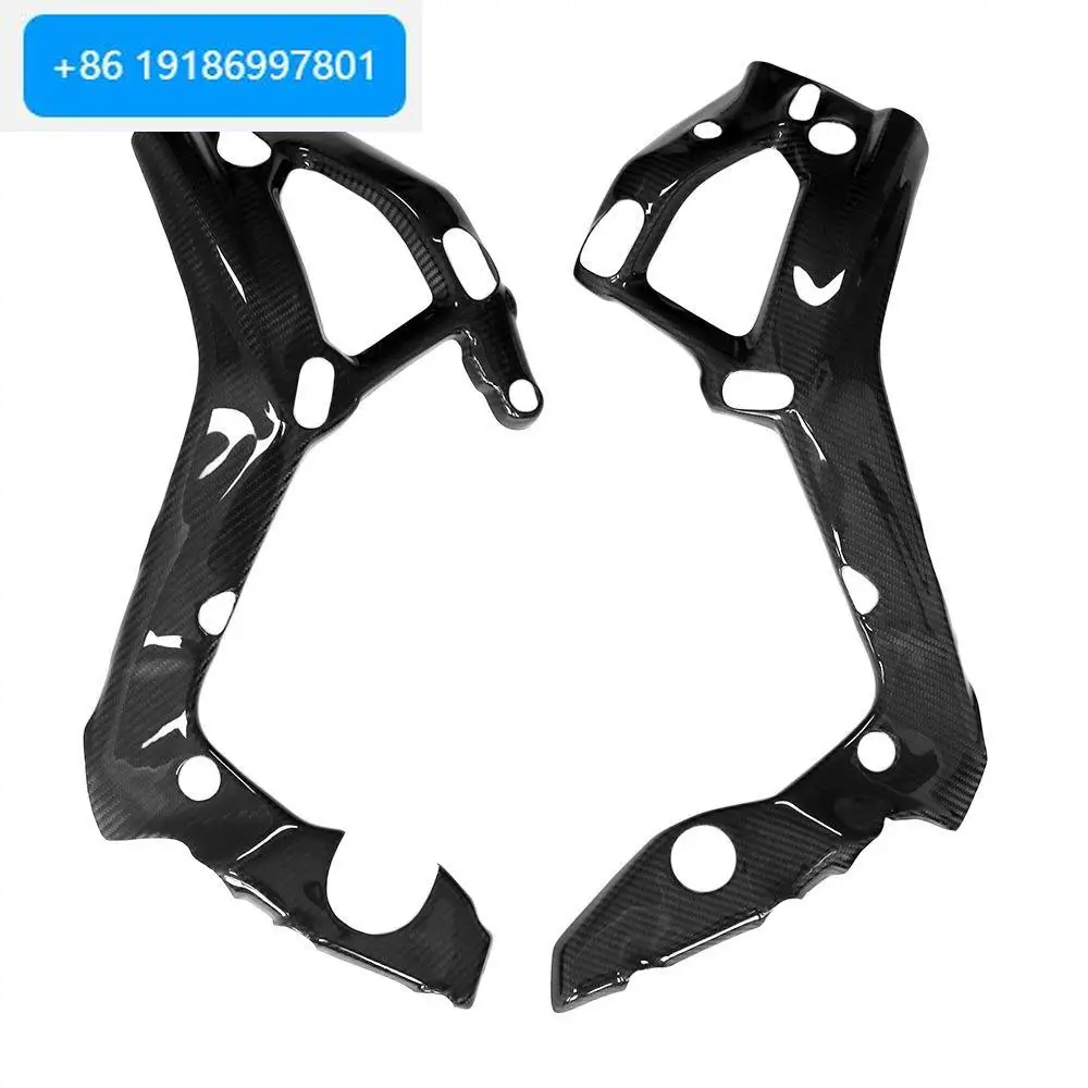Motorcycle Accessories Carbon Fiber Frame Cover Guard Protect 3K Twill for  S1000RR 2019 - 2021