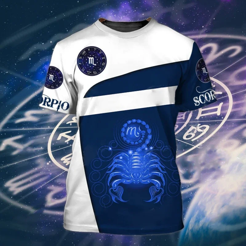 Animal Men's T Shirt 3d Print Scorpion Graphic Tees Top Funny T-Shirts Fashion Casual Male Streetwear Oversized Man Clothing
