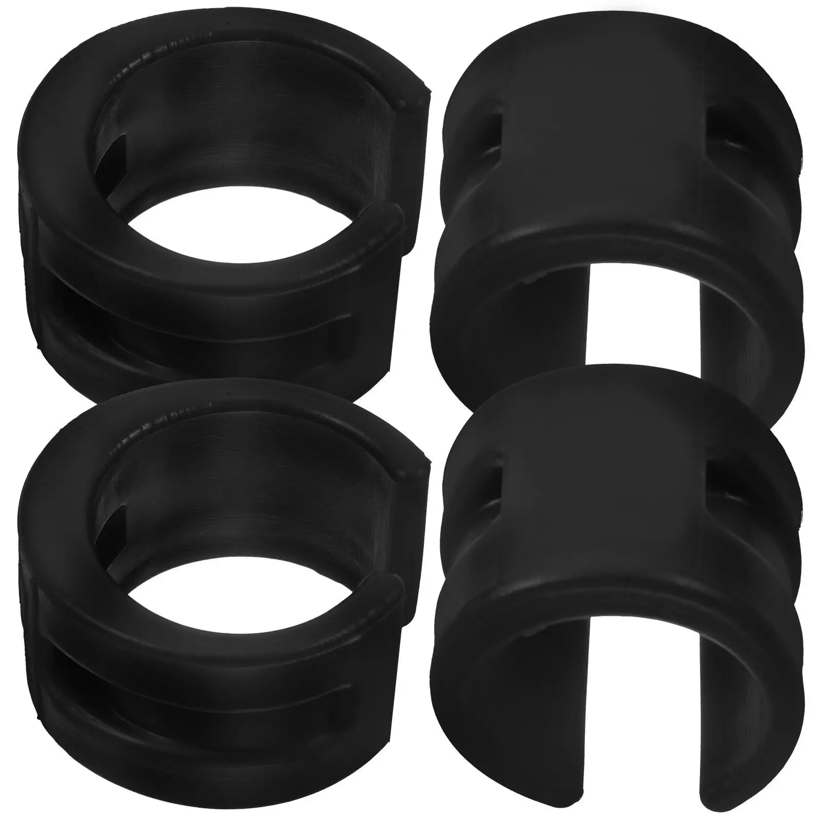 

4Pcs Chainstay Protector Heavy-Duty Rubber Bike Chain Guard for Rear Fork Protection Easy Install Pristine Paint Protection